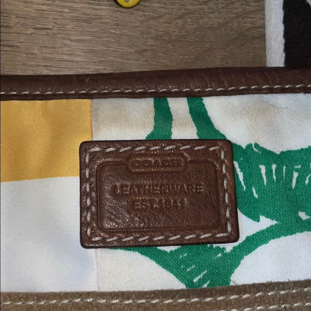 Authentic Coach Patch Multicolor Purse - image 3